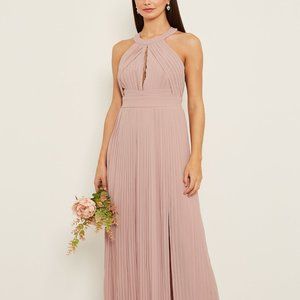 Bridesmaid Mauve Floor length dress size 4 NEW